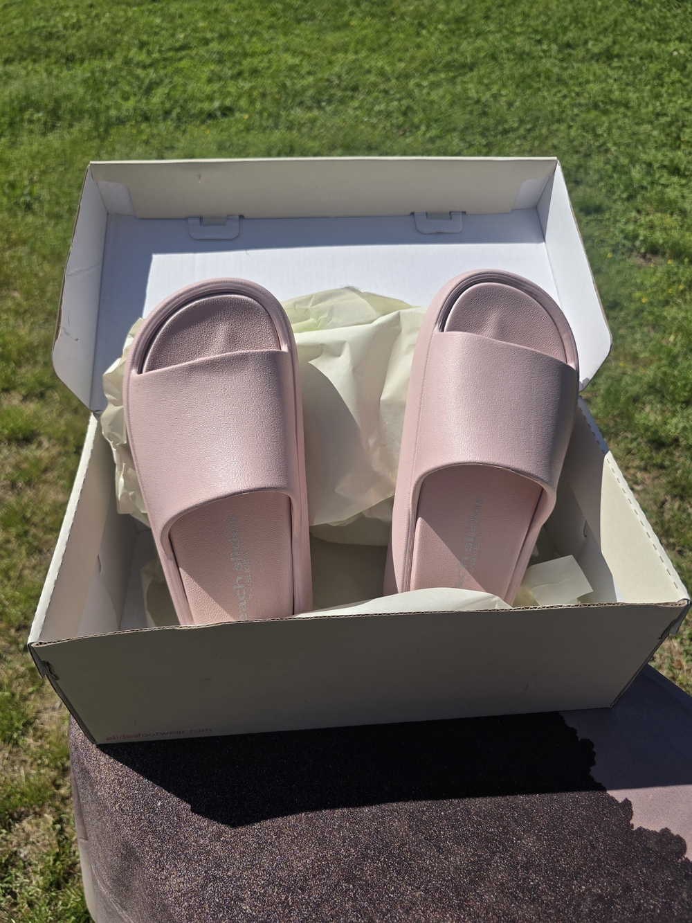 J Slides Blush Pink Slide Sandals